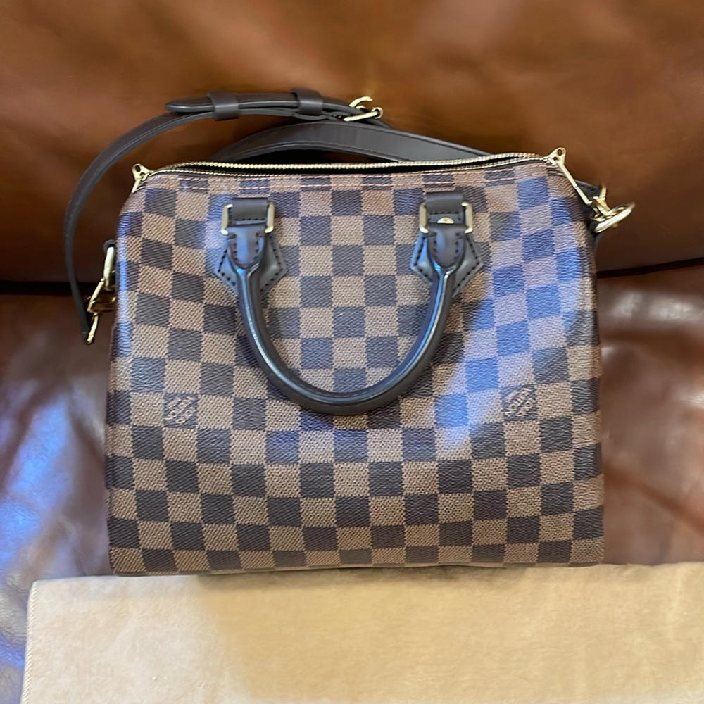 Louis Vuitton speedy 25 bandouliere damier ebene